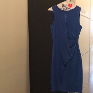 Kenneth Cole stretch gathered mini dress